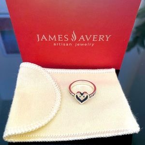 JAMES AVERY “Forever and Always” Heart Ring (size 6)